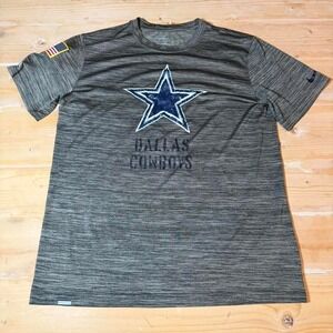 Nike Dalllas Cowboys Salute to Service on field shirt. Tagged L.